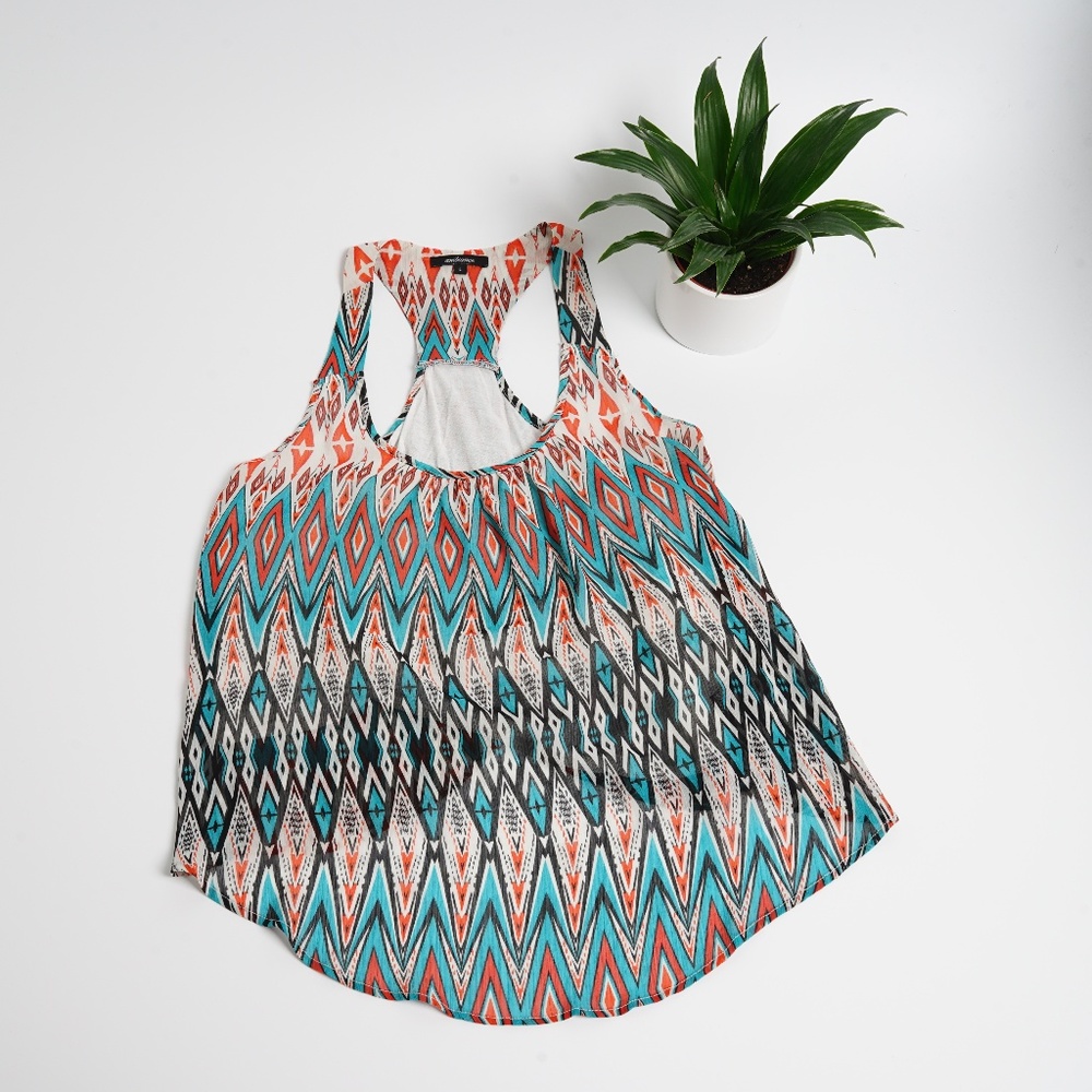 5/$25 - Ambiance Vibrant Summer Tank Top